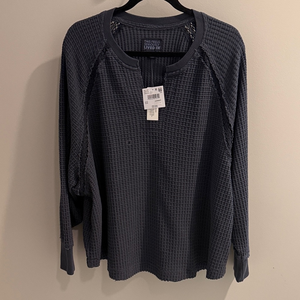 NWT AMERICAN EAGLE WAFFLE TOP